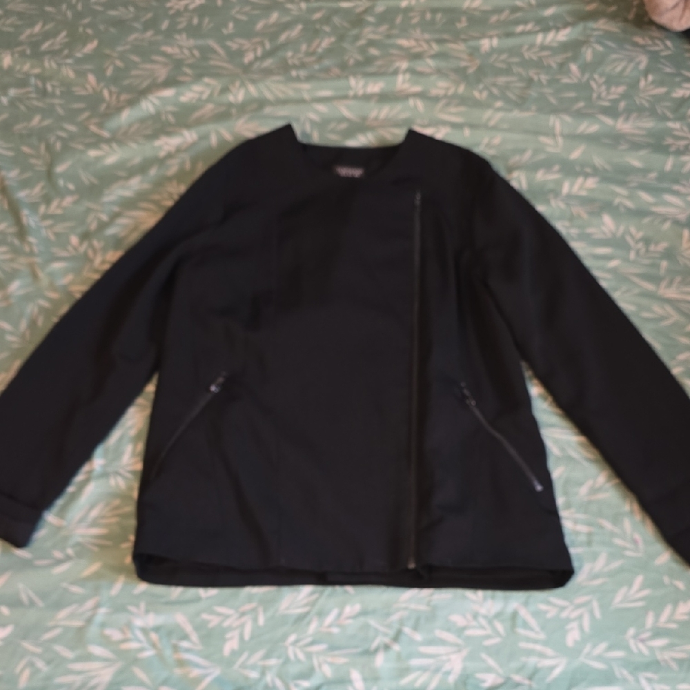 Topshop Men's Black Lightweight Jacket